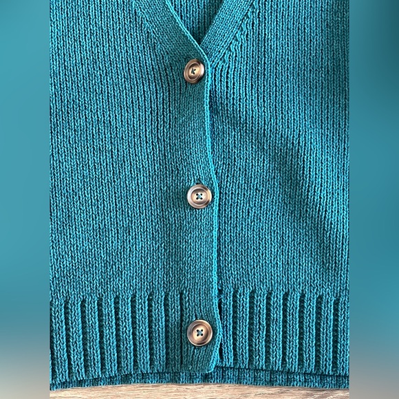 Abercrombie & Fitch Green Button-Up Cardigan - Picture 5 of 7
